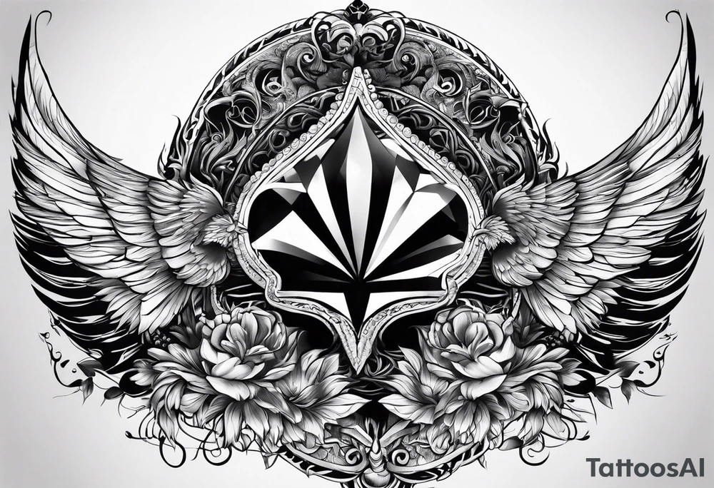 Cœur brisé tattoo idea