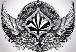 Cœur brisé tattoo idea