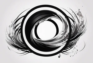 Enso with "integrity" tattoo idea