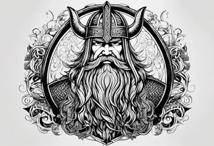 Viking, thor, odin, norse god, viking language, powerfull, war tattoo idea