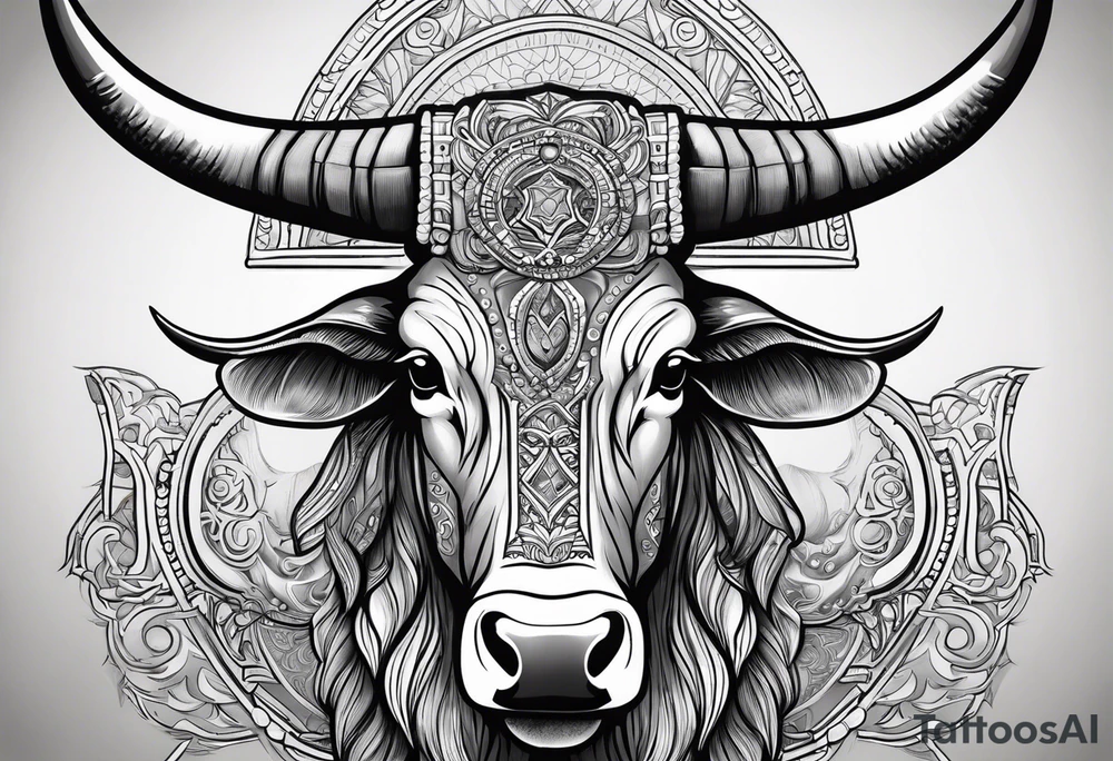 cybersigilism Longhorn
With 512 on top of head tattoo idea