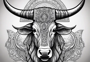 cybersigilism Longhorn
With 512 on top of head tattoo idea
