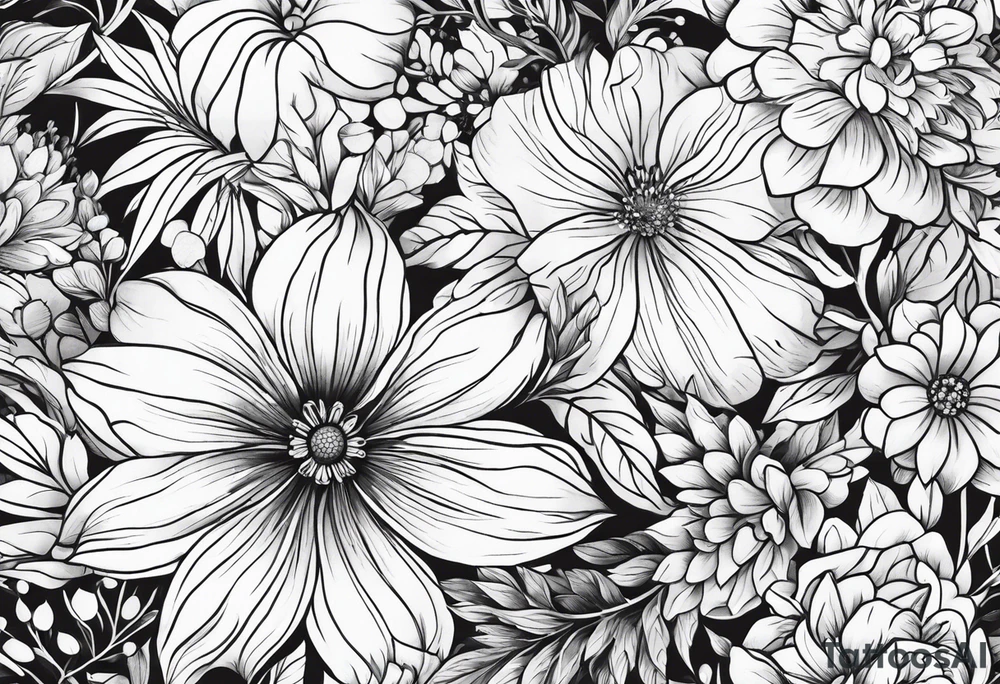 Wildflower, forearm tattoo idea