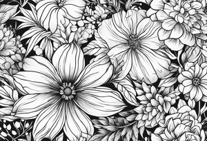 Wildflower, forearm tattoo idea