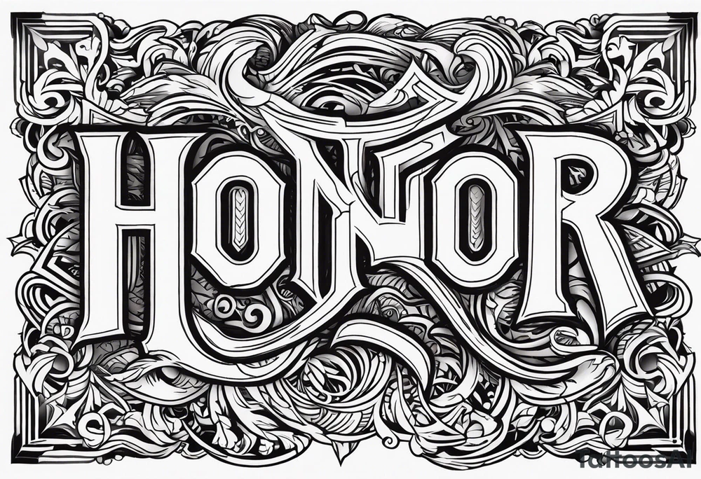 Honor tattoo idea