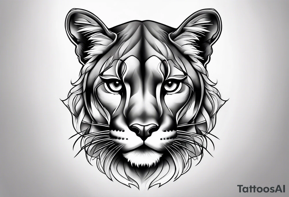 Cougar tattoo idea