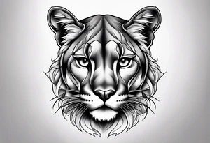 Cougar tattoo idea