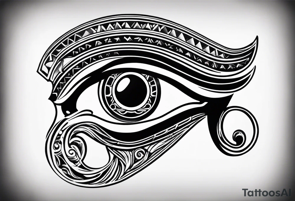 Eye of horus tattoo idea