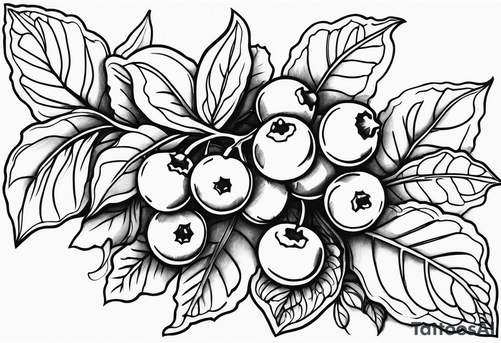 holly berries tattoo idea