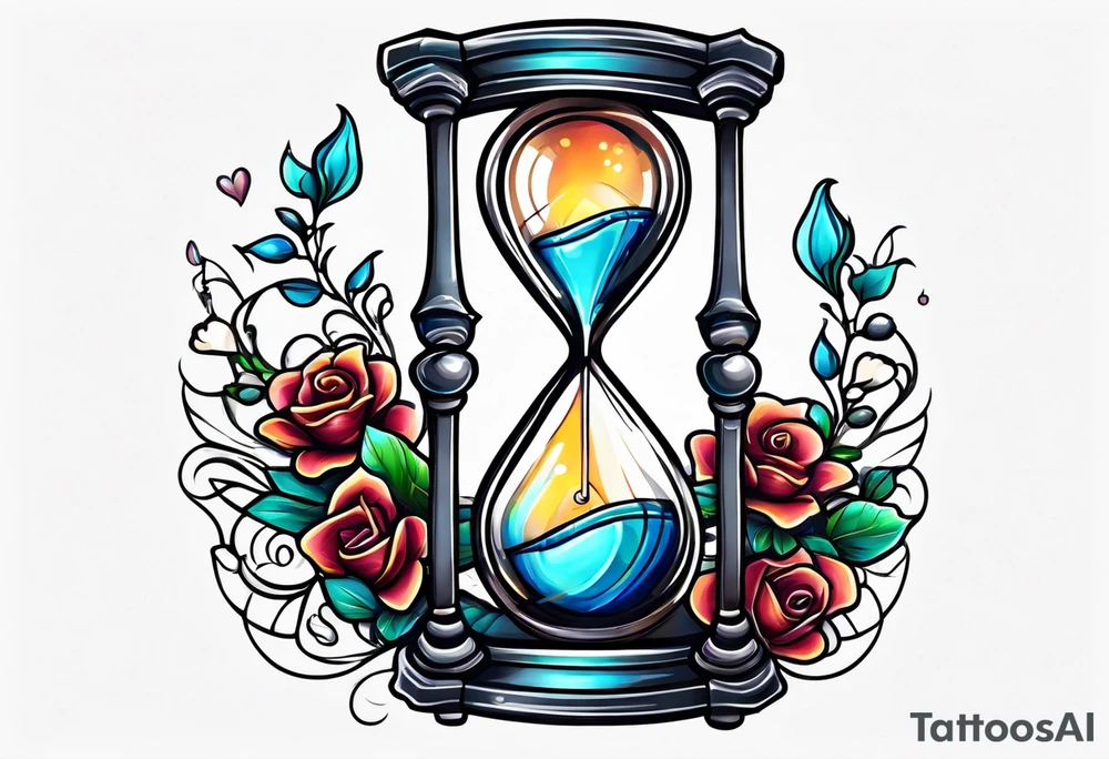Hourglass tattoo idea