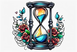 Hourglass tattoo idea