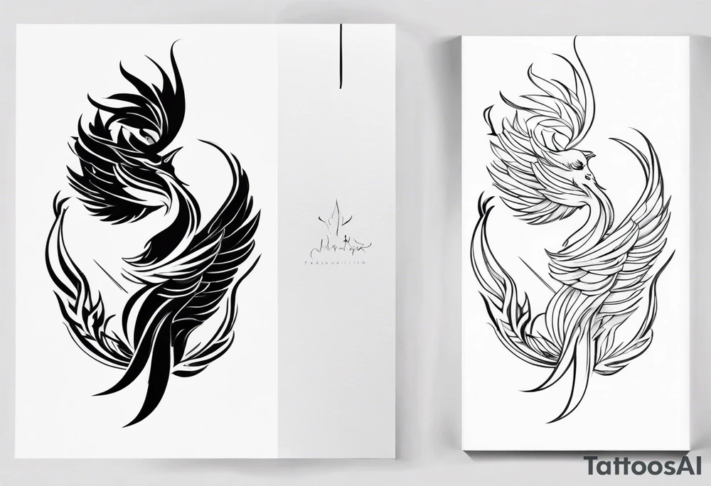 Phoenix tattoo idea
