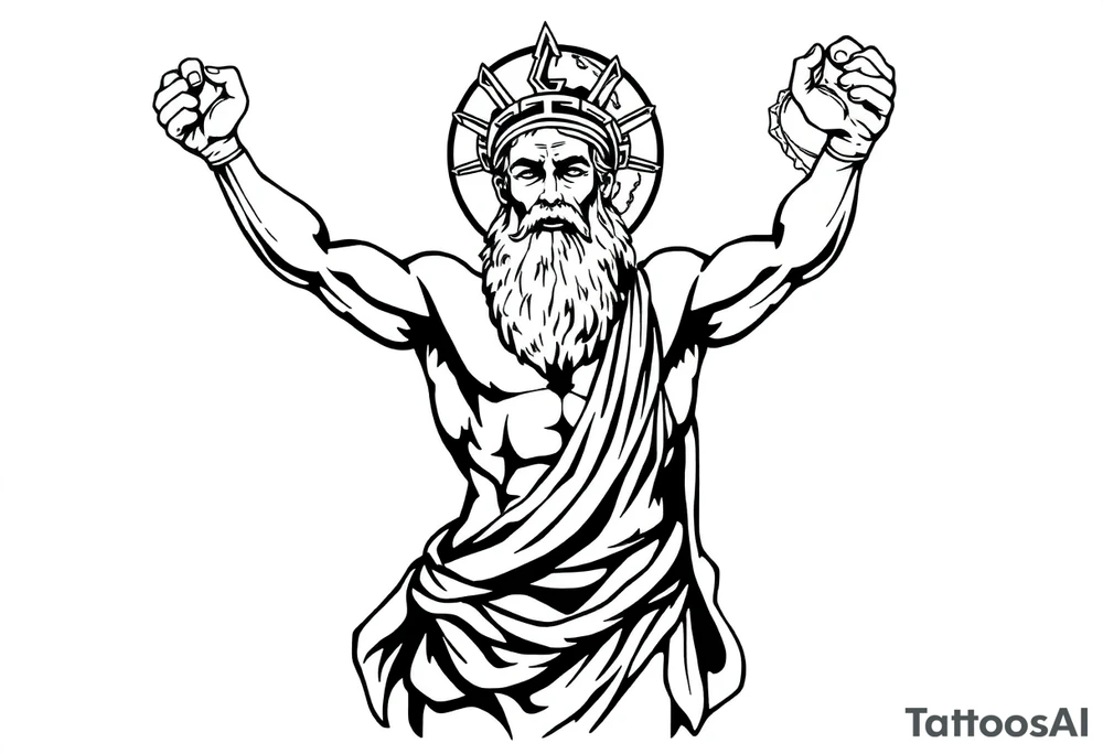 Greek god atlas, holding up the world tattoo idea