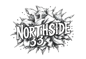 “NORTHSIDE” “33RD” tattoo idea