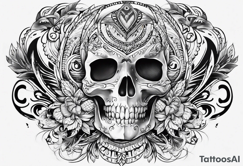 fasi lunari sulla spina dorsale tattoo idea