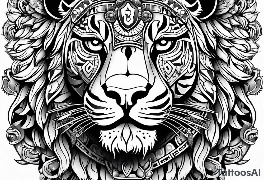 aztec jaguar warrior tattoo idea