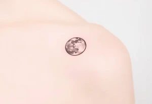 The moon tattoo idea