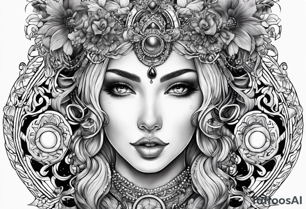 Gemini for half sleeve tattoo idea