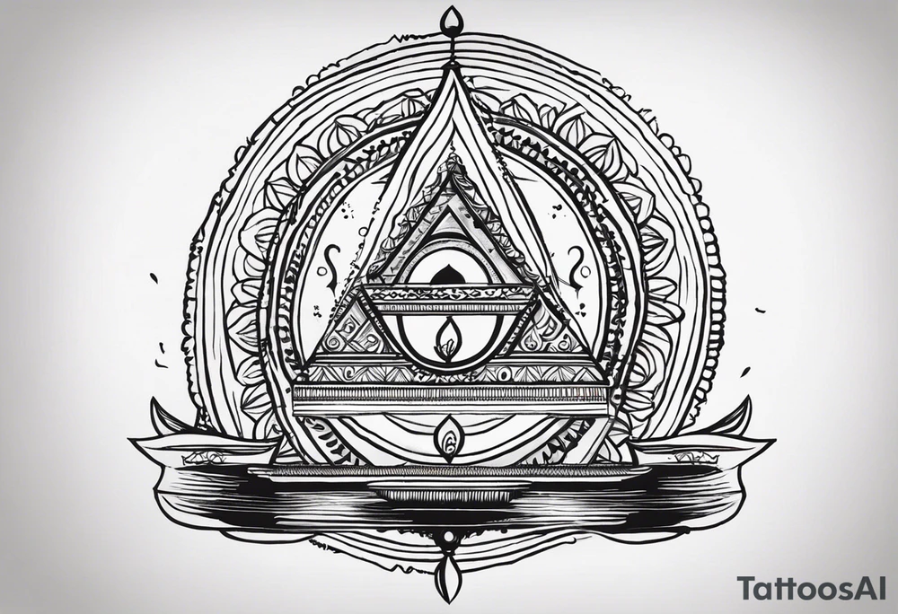 a text written"एकदा त्वां नष्टवान्,अधुना त्वया सह म्रियिष्यामि" tattoo idea