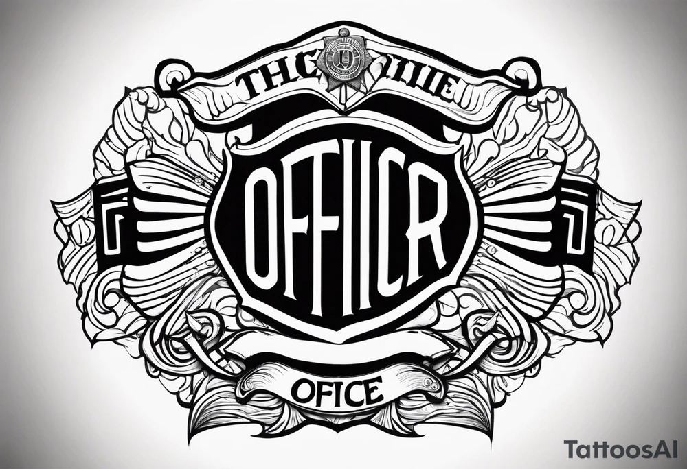 Officer Big Dick tattoo idea