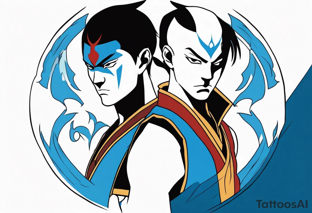 zuko and blue spirit tattoo idea