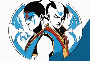zuko and blue spirit tattoo idea