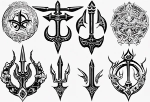 Ukrainian Trident tattoo idea