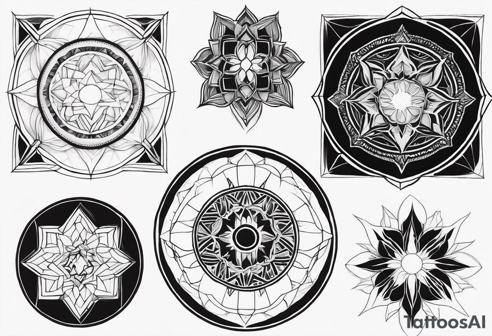 light diffraction tattoo idea