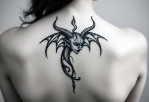 Sexy devil tattoo idea