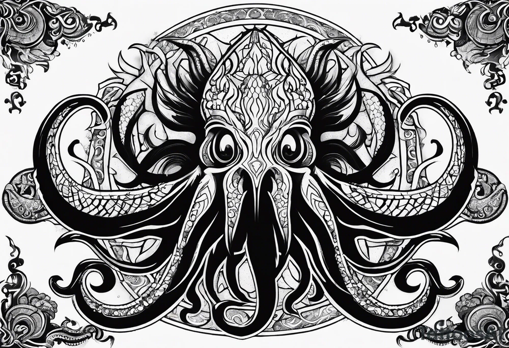 Chthulu tattoo idea