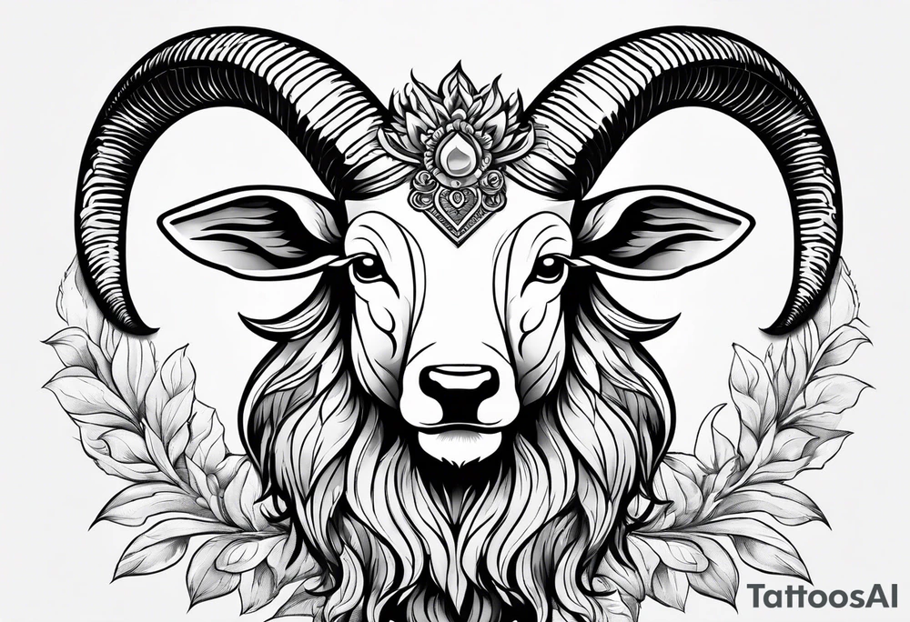 Fire Aries tattoo tattoo idea