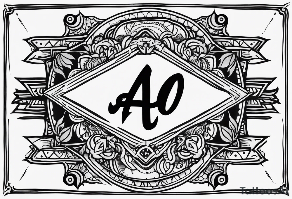 A banner that reads AO..BUSHWICK .HAH tattoo idea