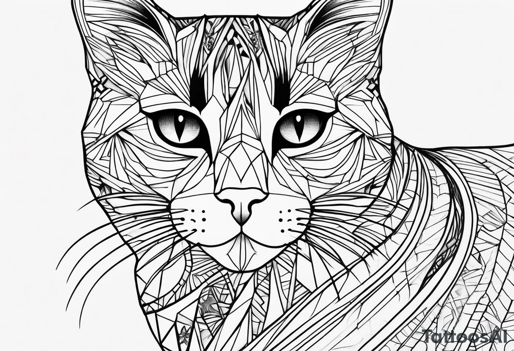 Black Cat tattoo idea