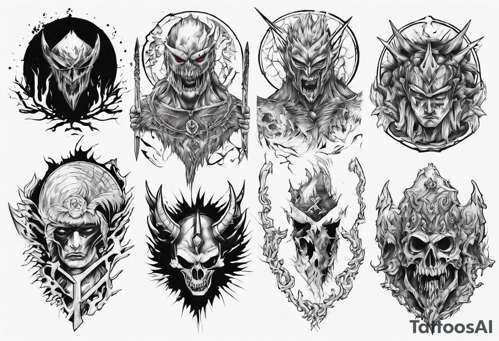 Berserk brand of sacrifice tattoo idea