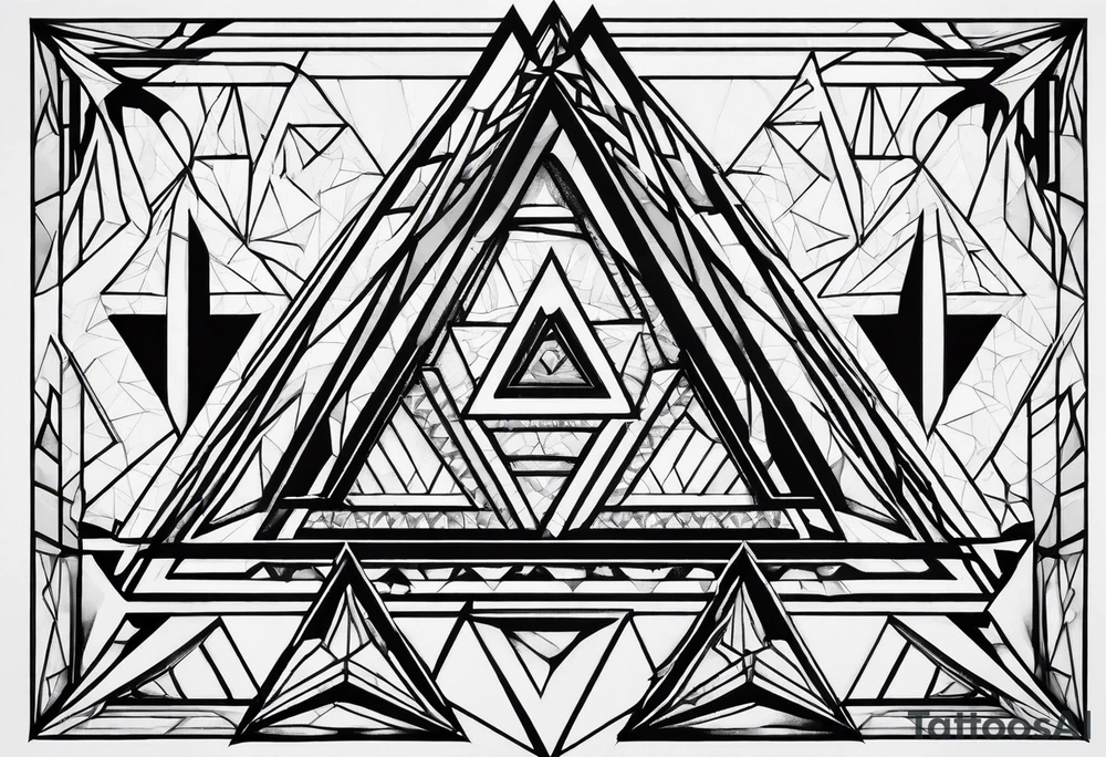 Penrose triangle tattoo idea