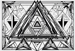 Penrose triangle tattoo idea