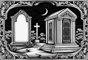 Tombstone without cross tattoo design tattoo idea