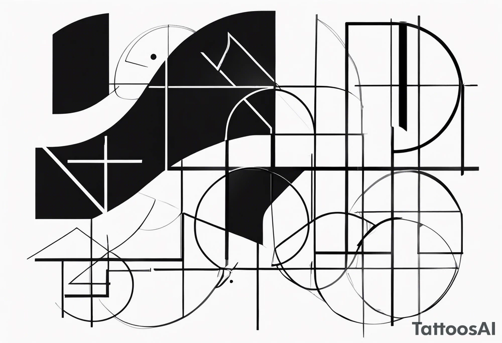 ⅓ fraction with simple design elements around or inside the numbers tattoo idea