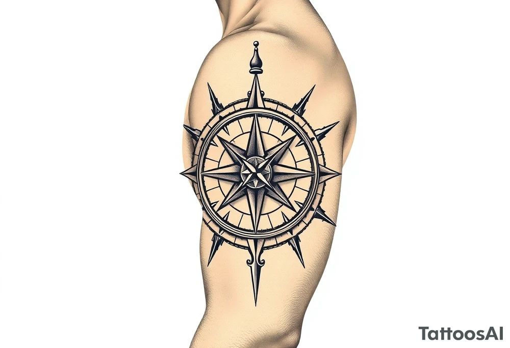 compass
infinity tattoo idea