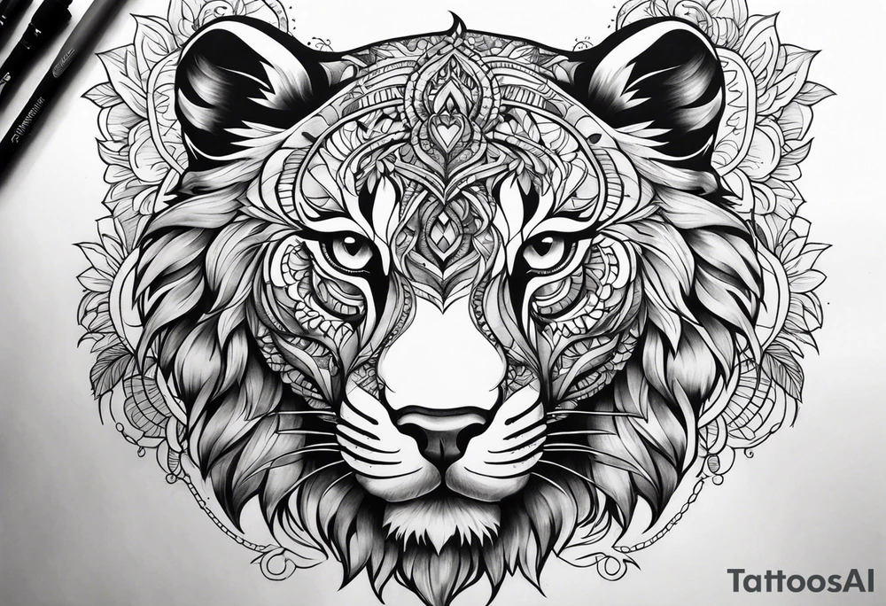 What animal symbolizes healing tattoo idea