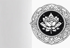 post with wax stamp tattoo idea