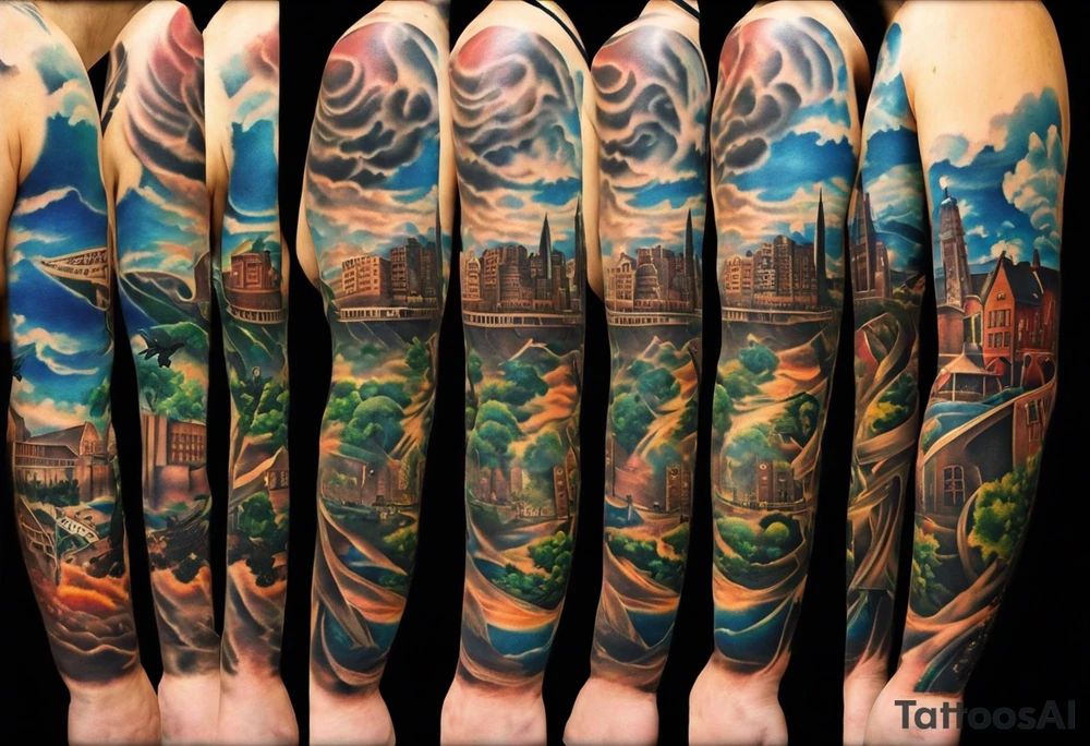 Tattoo with coordinates of the places we have lived. 

Penn state: 40.789680,-77.858063
East 88th: 40.777649,-73.947430
CDM: 33.597440,-117.875750
Annapolis: 38.978291,-76.495682 tattoo idea