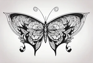 Butterfly tattoo idea