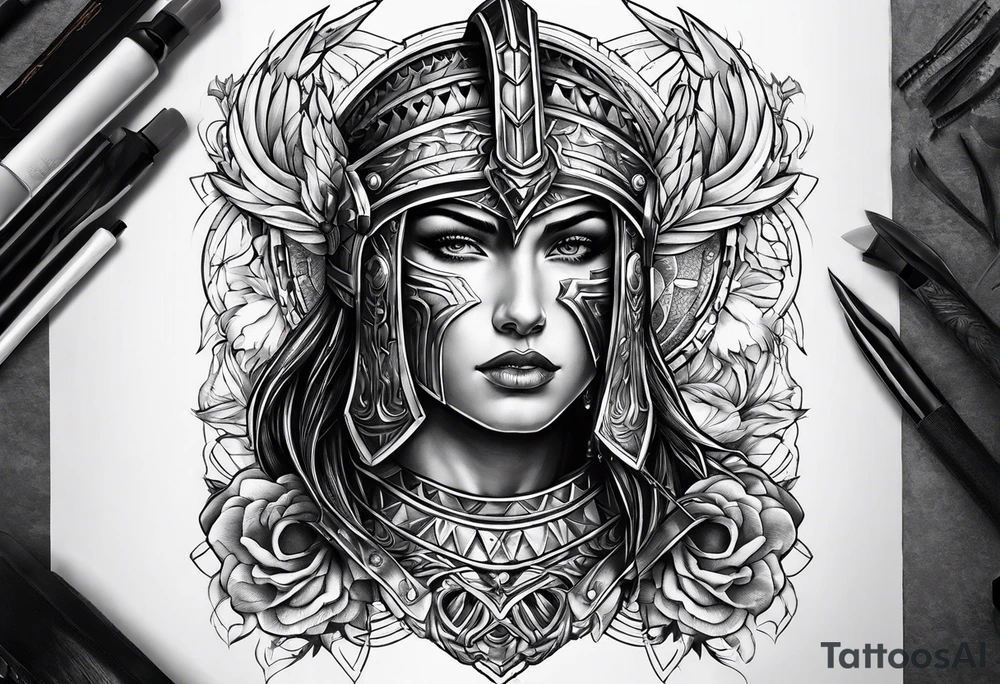 gladiator tattoo idea