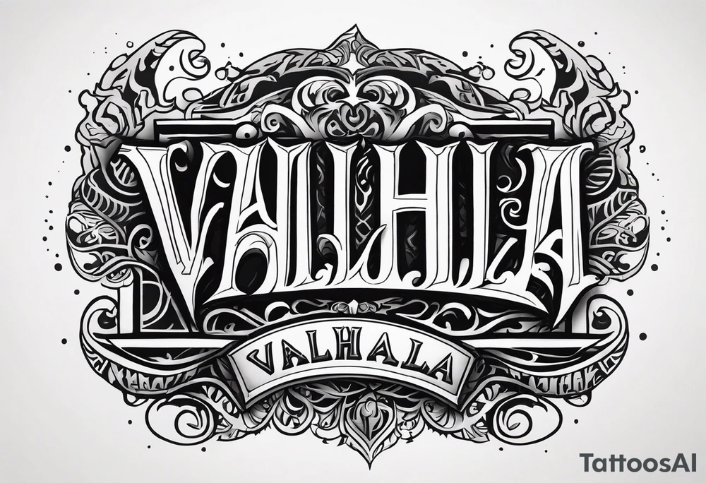 Valhalla tattoo idea