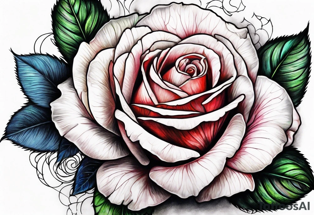 rose tattoo idea