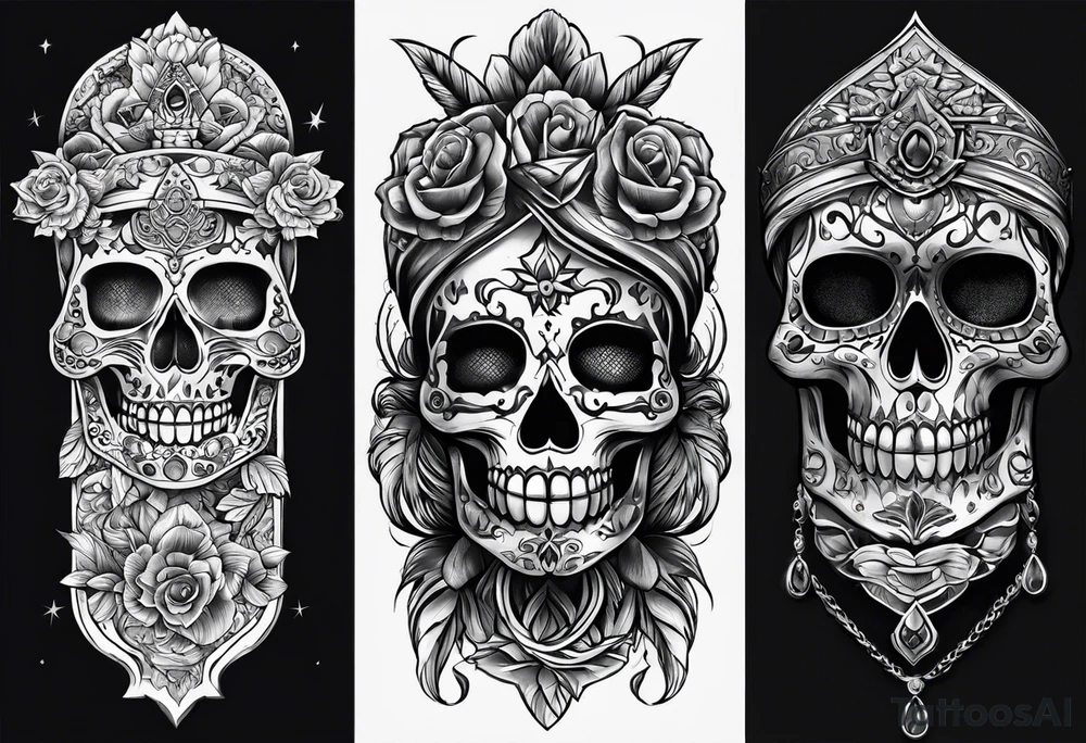 RELIQUIAS DE LA MUERTE tattoo idea