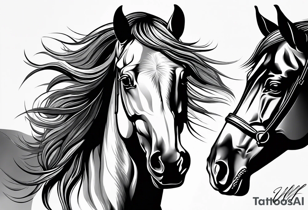 horse tattoo idea