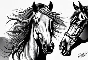horse tattoo idea