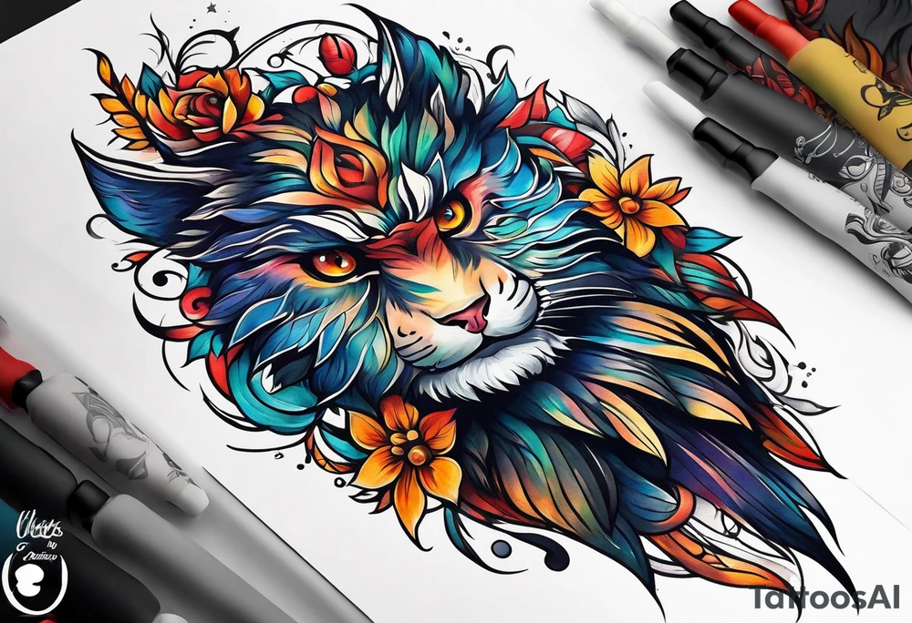 Beast within tattoo idea